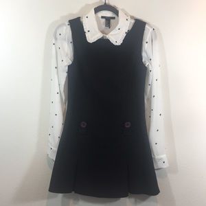 1960’s inspired mod dress with pleated hem